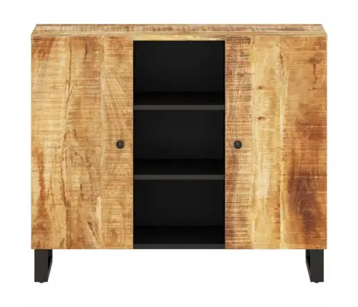 Kumode Ar 2 Durvīm, 90X33X75 Cm, Mango Masīvkoks Vidaxl