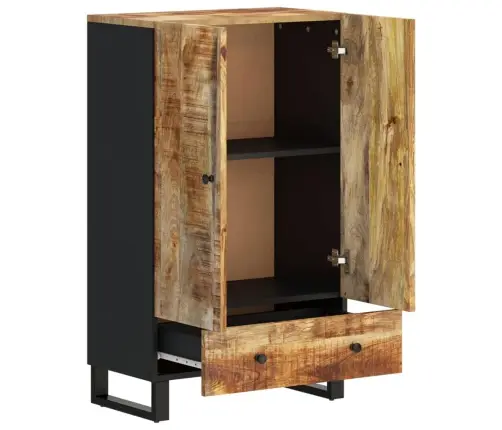 Kumode Ar Atvilktni, 60X33X100 Cm, Mango Masīvkoks, Dzelzs Vidaxl Kumode Ar Atvilktni, 60X33X100 Cm, Mango Masīvkoks, Dzelzs Vidaxl