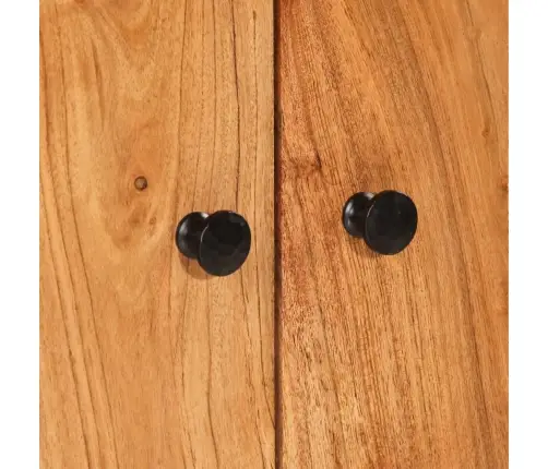 Komoda Su Stalčiumi, 60X33X100cm Akacijos Masyvas Ir Geležis