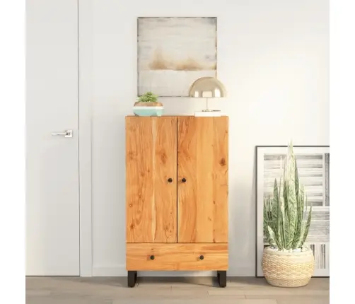 Komoda Su Stalčiumi, 60X33X100cm Akacijos Masyvas Ir Geležis