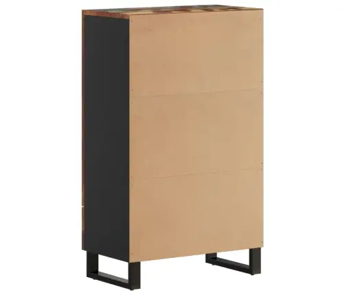 Kumode Ar Atvilktni, 60X33X100 Cm, Pārstrādāts Koks, Dzelzs Vidaxl