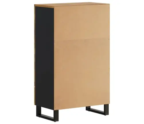 Kumode Ar Atvilktni, 60X33X100 Cm, Mango Masīvkoks, Dzelzs Vidaxl