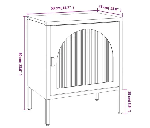 Öökapp, Must, 50 X 35 X 60 cm Klaas Ja Teras Öökapp, Must, 50 X 35 X 60 cm Klaas Ja Teras