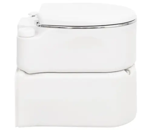 Integreeritav Matkatualett, Valge, 24+17 L, Hdpe Ja Teras