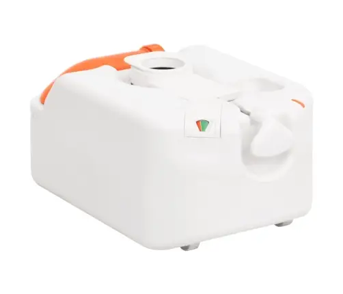 Integreeritav Matkatualett, Valge, 24+17 L, Hdpe Ja Teras