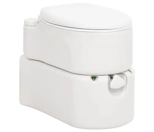Integruotas Stovyklavimo Tualetas, Baltas, 24+17L, Hdpe/Emalis
