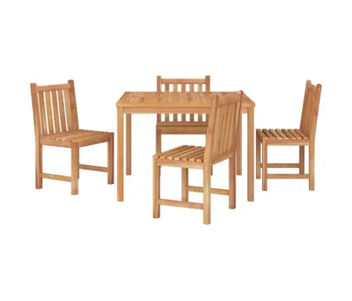 Piecdaļīgs Dārza Mēbeļu Komplekts, Masīvs Tīkkoks Vidaxl