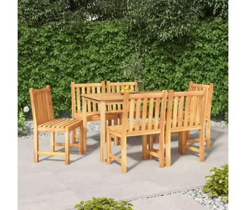 7-Daļīgs Dārza Mēbeļu Komplekts, Masīvs Tīkkoks Vidaxl