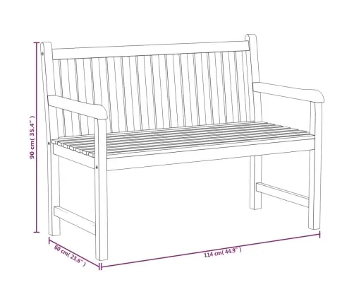 4-Daļīgs Dārza Mēbeļu Komplekts, Masīvs Tīkkoks Vidaxl