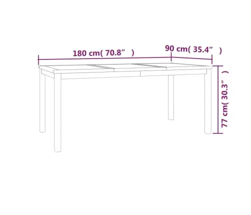 4-Daļīgs Dārza Mēbeļu Komplekts, Masīvs Tīkkoks Vidaxl