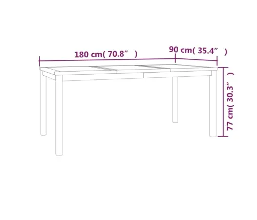 Piecdaļīgs Dārza Mēbeļu Komplekts, Masīvs Tīkkoks Vidaxl