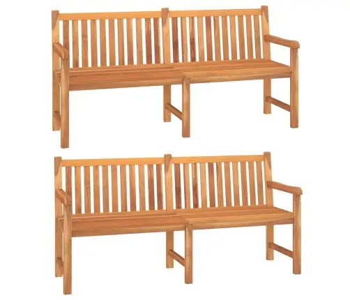 3-Daļīgs Dārza Mēbeļu Komplekts, Masīvs Tīkkoks Vidaxl