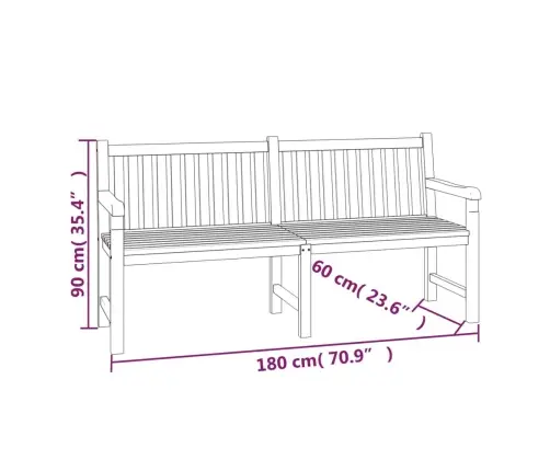 3-Daļīgs Dārza Mēbeļu Komplekts, Masīvs Tīkkoks Vidaxl
