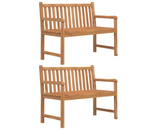 Sodo Valgomojo Baldų Komplektas, 5 Dalių, Tikmedžio Masyvas