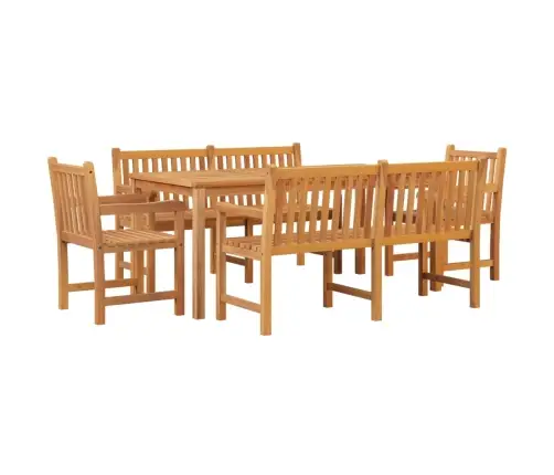 5-Osaline Aiamööbli Komplekt, Tiikpuu