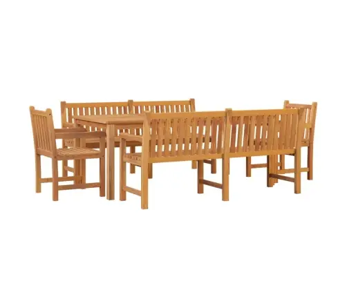 5-Osaline Aiamööbli Komplekt, Tiikpuu