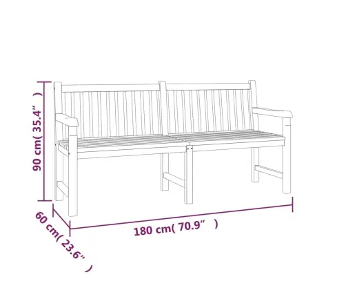 5-Osaline Aiamööbli Komplekt, Tiikpuu