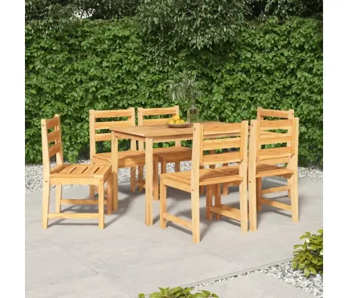 7-Daļīgs Dārza Mēbeļu Komplekts, Masīvs Tīkkoks Vidaxl