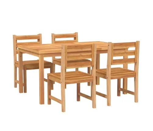 Piecdaļīgs Dārza Mēbeļu Komplekts, Masīvs Tīkkoks Vidaxl