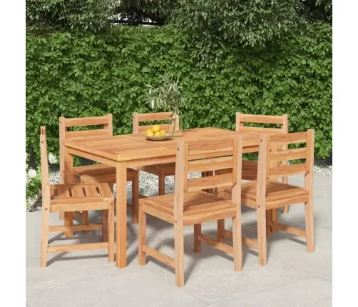 7-Daļīgs Dārza Mēbeļu Komplekts, Masīvs Tīkkoks Vidaxl