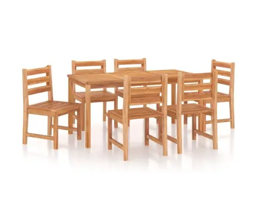 7-Daļīgs Dārza Mēbeļu Komplekts, Masīvs Tīkkoks Vidaxl