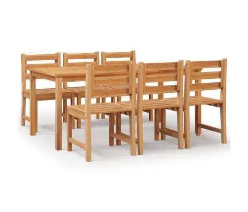 7-Daļīgs Dārza Mēbeļu Komplekts, Masīvs Tīkkoks Vidaxl