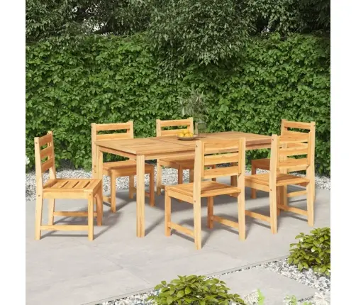 7-Daļīgs Dārza Mēbeļu Komplekts, Masīvs Tīkkoks Vidaxl