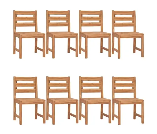 9-Daļīgs Dārza Mēbeļu Komplekts, Masīvs Tīkkoks Vidaxl