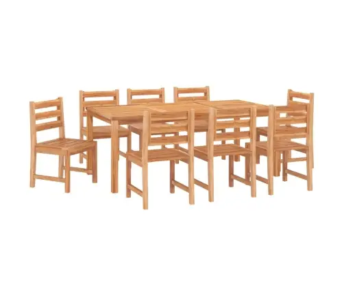 9-Osaline Aia Aiamööbli Komplekt, Tiikpuu