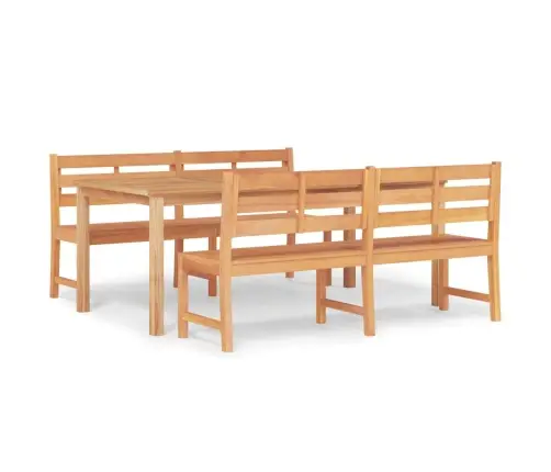 3-Osaline Aiamööbli Komplekt, Tiikpuu