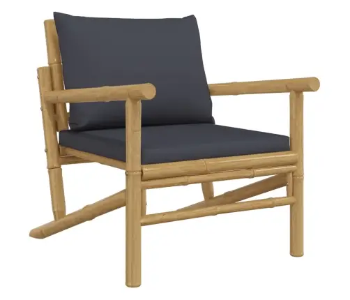 5-Daļīgs Dārza Atpūtas Mēbeļu Komplekts Ar Matračiem, Bambuss Vidaxl