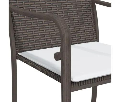 Dārza Krēsli Ar Matračiem, 56X59X84 Cm, Pe Rotangpalma, Brūni Vidaxl Dārza Krēsli Ar Matračiem, 56X59X84 Cm, Pe Rotangpalma, Brūni Vidaxl