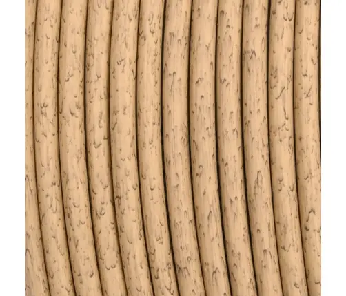 3-Daļīgs Dārza Atpūtas Mēbeļu Komplekts Ar Matračiem, Bēšs Pe Vidaxl