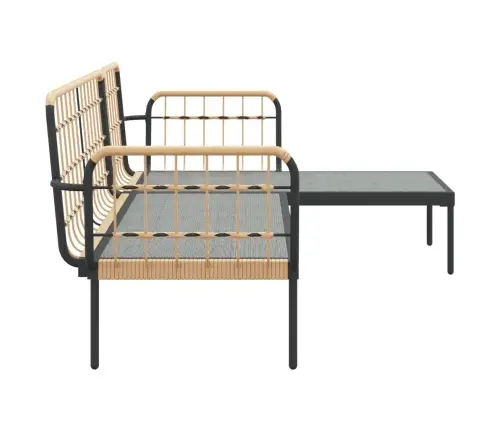 3-Daļīgs Dārza Atpūtas Mēbeļu Komplekts, Pelēka Pe Rotangpalma Vidaxl 3-Daļīgs Dārza Atpūtas Mēbeļu Komplekts, Pelēka Pe Rotangpalma Vidaxl