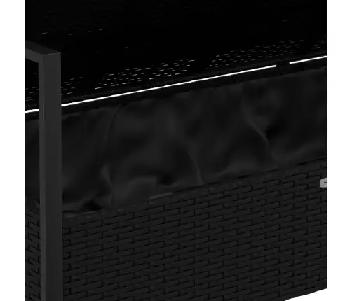 Divvietīgs Dārza Sols Ar Matračiem, Melna Pe Rotangpalma Vidaxl Divvietīgs Dārza Sols Ar Matračiem, Melna Pe Rotangpalma Vidaxl