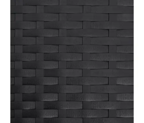 Dārza Krēsls Ar Soliņu, Melna Pe Rotangpalma Vidaxl