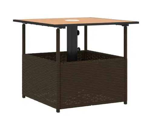 Aialaud Päikesevarjuauguga, Pruun, 55X55X46,5 cm Polürotang