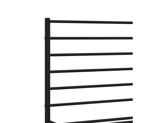 Lovos Rėmas Su Galvūgaliu/Kojūgaliu, Juodas, 120X200cm Metalas