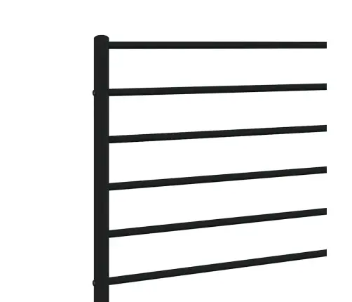 Gultas Galvgalis, Metāls, Melns, 150 Cm Vidaxl