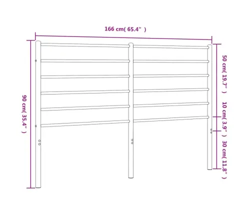Metalinis Galvūgalis, Baltos Spalvos, 160Cm