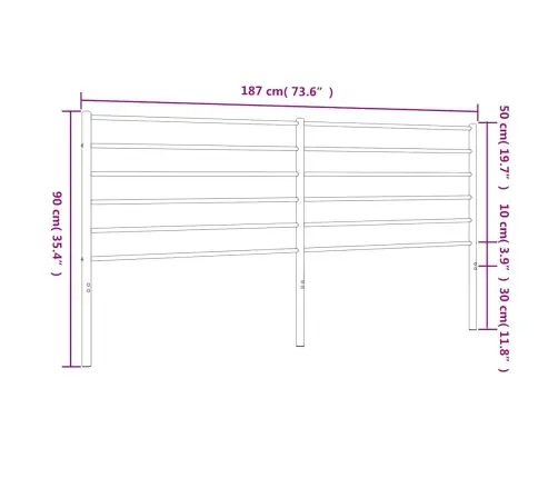 Gultas Galvgalis, Balts, 180 Cm Vidaxl Gultas Galvgalis, Balts, 180 Cm Vidaxl