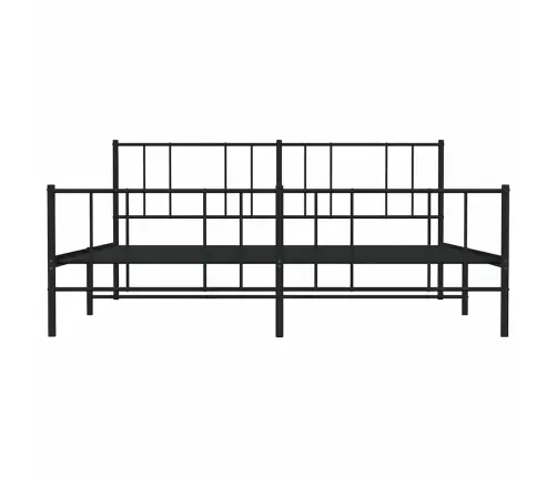 Lovos Rėmas Su Galvūgaliu/Kojūgaliu, Juodas, 183X213cm Metalas Lovos Rėmas Su Galvūgaliu/Kojūgaliu, Juodas, 183X213cm Metalas
