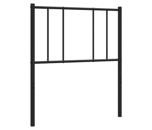 Gultas Galvgalis, Metāls, Melns, 75 Cm Vidaxl