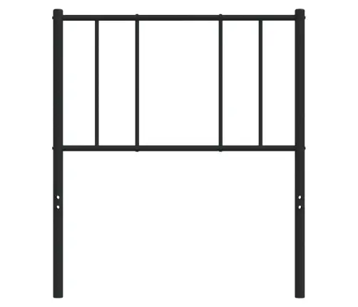 Gultas Galvgalis, Metāls, Melns, 75 Cm Vidaxl