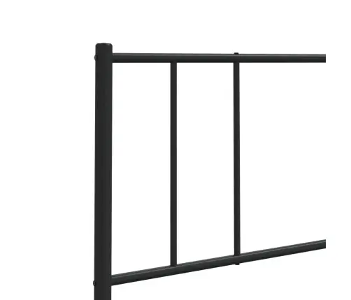 Gultas Galvgalis, Metāls, Melns, 75 Cm Vidaxl