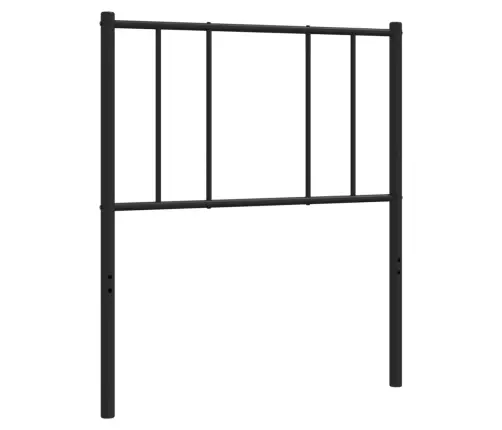 Gultas Galvgalis, Metāls, Melns, 80 Cm Vidaxl Gultas Galvgalis, Metāls, Melns, 80 Cm Vidaxl