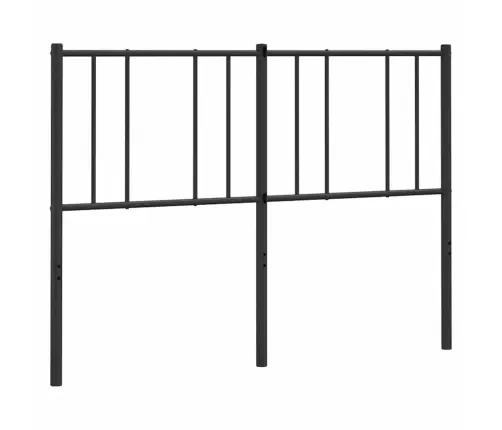 Gultas Galvgalis, Metāls, Melns, 150 Cm Vidaxl