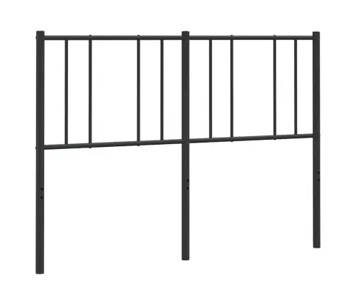 Gultas Galvgalis, Metāls, Melns, 150 Cm Vidaxl