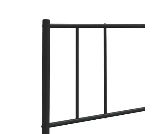 Gultas Galvgalis, Metāls, Melns, 150 Cm Vidaxl