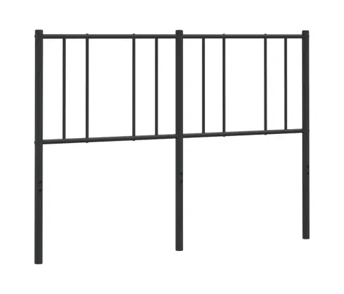 Gultas Galvgalis, Metāls, Melns, 160 Cm Vidaxl